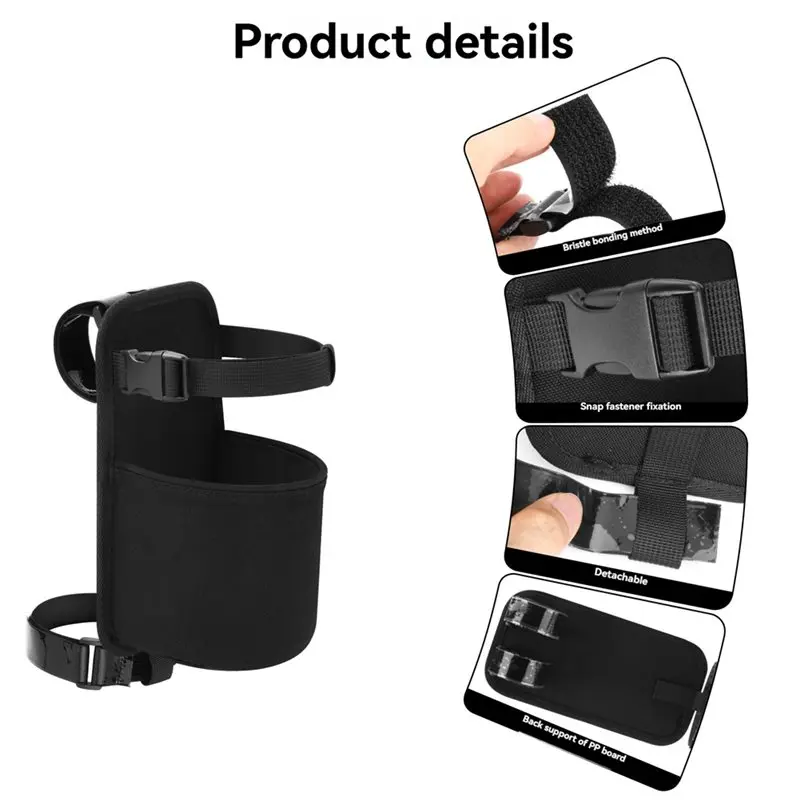 ABKO-Bike Cup Holder Universal Handlebar Water Bottle Cage Water Bottle Holder For Bicycles, E-Bikes, Scooters, Wheelchairs