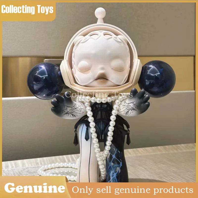 

Genuine Pop Mart Skullpanda 400 Guo Pei Another World Collection Series Collectible Art Figure Desktop Decor For Toy Collectors