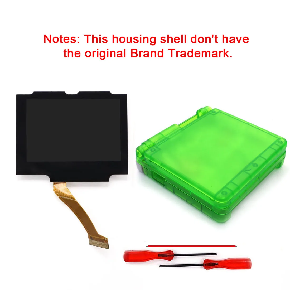 HISPEEDIDO Vorlaminierter IPS 3,0 Zoll V5 Echt-Drop-in-Bildschirm für GBA SP LCD-Ersatzkits mit integriertem OSD-Menü, einfach zu installieren