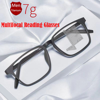 2025 Titanium Multifocal Reading Glasses Men Anti Blue Light Progressive Multifocus Eyeglasses Women 1.0-4.0