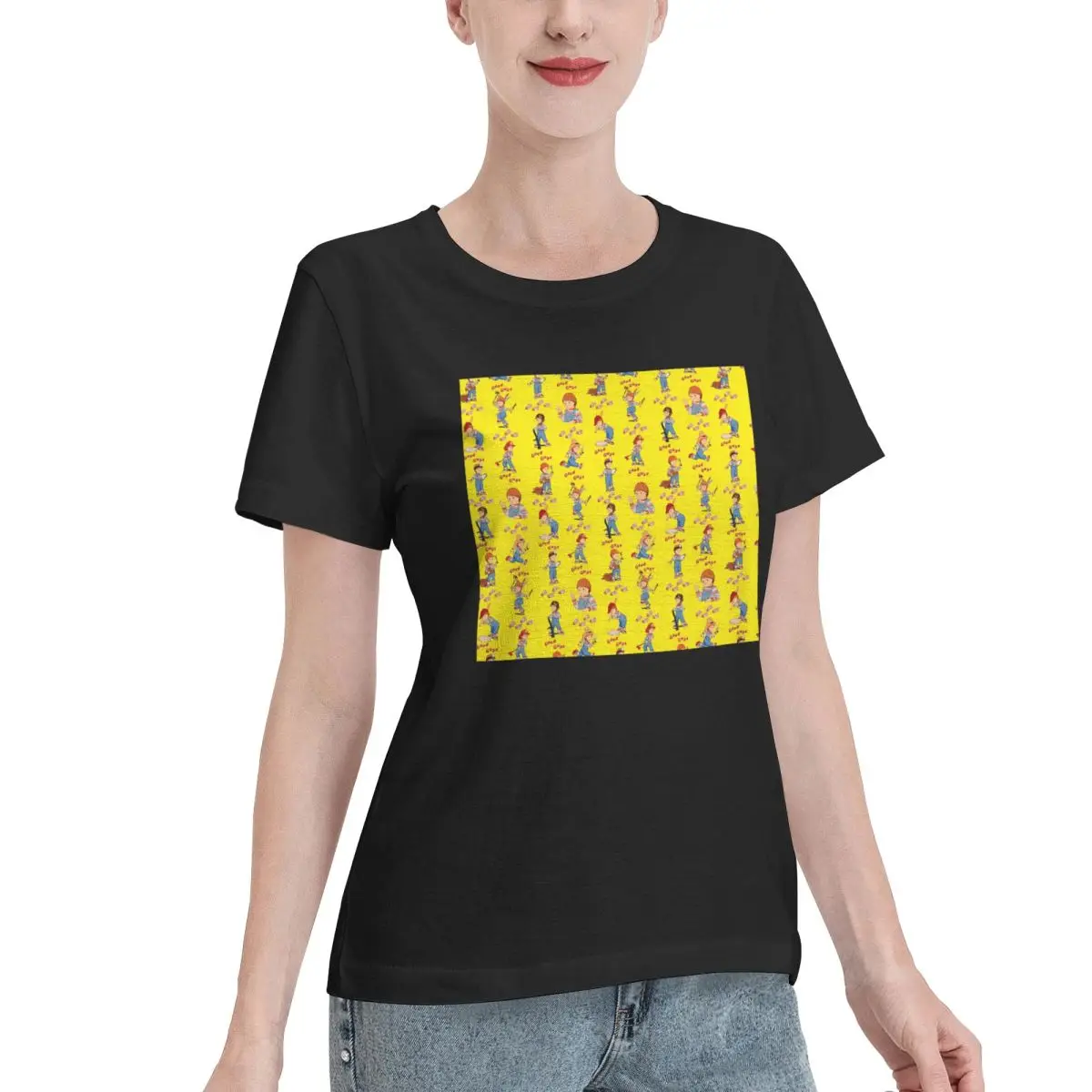 Top Rated Good Guys - Child S Play - Chucky Women's T-shirt School Wear Non Shrink Tshirt