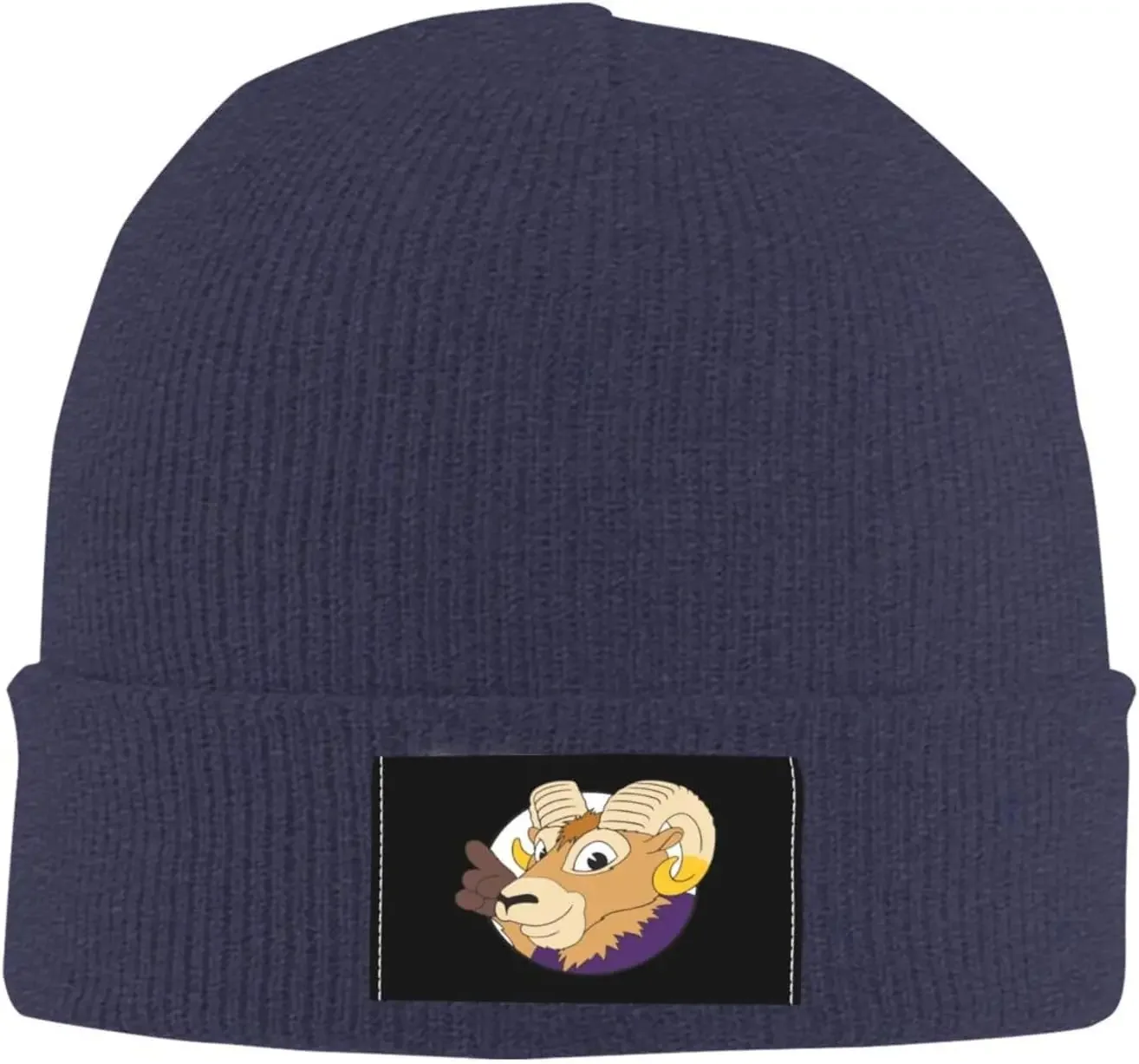 West Chester Golden Rams Double Sided House Print Beanie Knitted Hat Woolen  Warm Fashion Outdoors Knit Cap Unisex