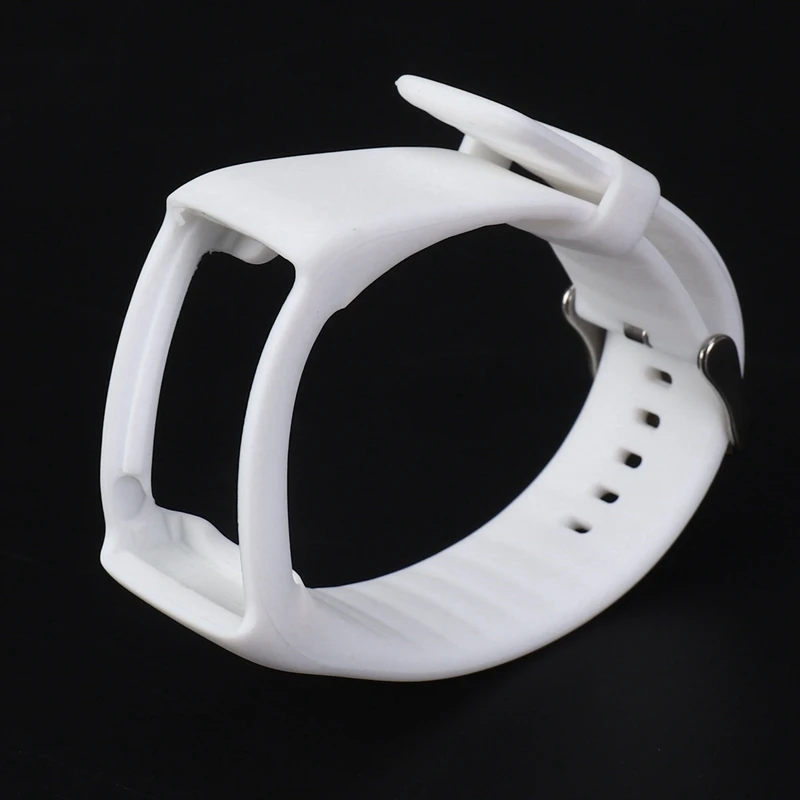 สายนาฬิกาข้อมือซิลิโคน2X สำหรับ A360ขั้วโลกสายรัดข้อมือ A370สายรัดข้อมือซิลิโคนสายรัดข้อมืออัจฉริยะสายนาฬิกาข้อมือสีขาว