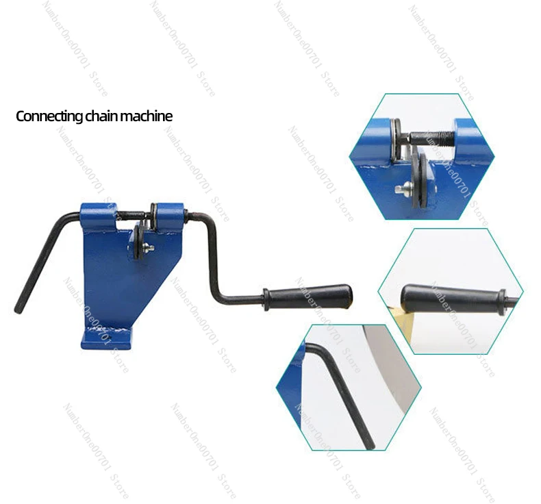 

saw chain connector, chain riveting device, mini chain repair and connection equipment