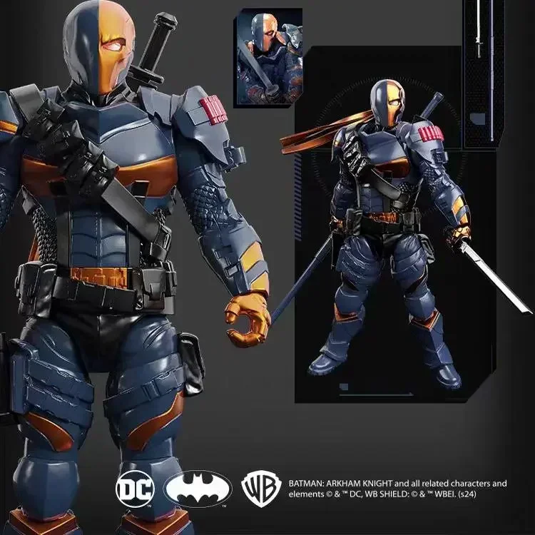 In Stock Original Quality Goods F5 Roundd Culture Batman: Arkham Knight Deathstroke Red Hood Assemble Movible Model Toys Collect