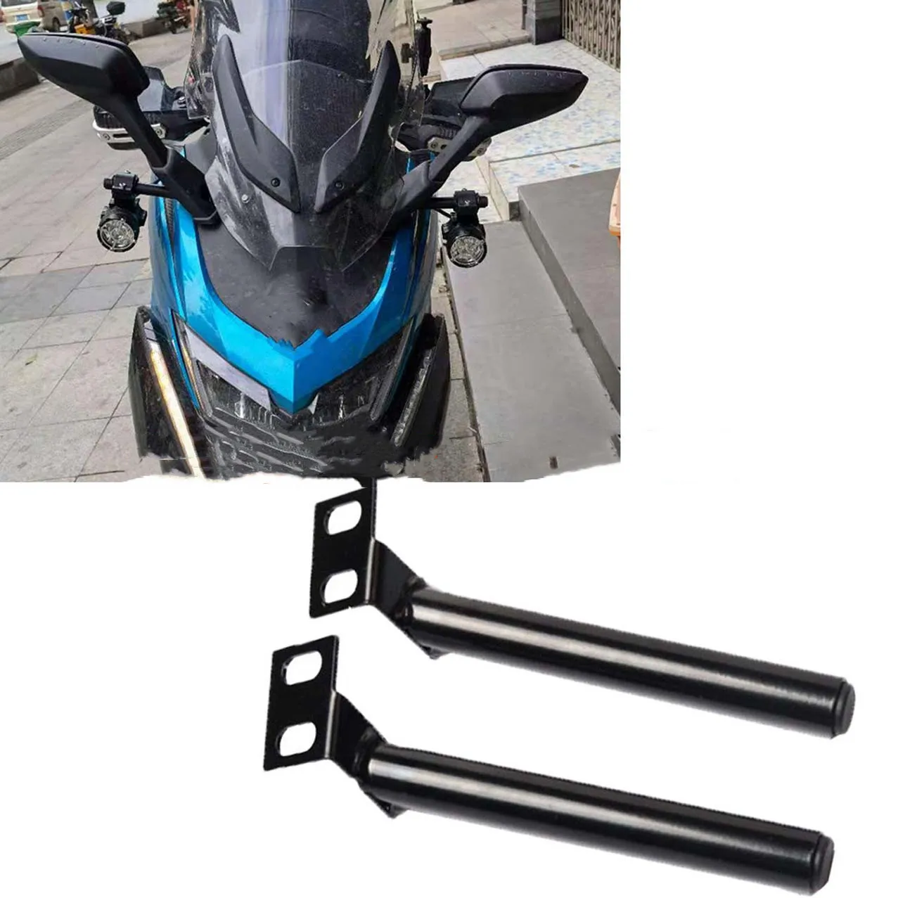 

For CYCLONE RT 3 RT3 Mounting Lamp Holder Stable Motorcycle Accessories Stand Turn Signal Fog Light Extension Bracket Spotlight