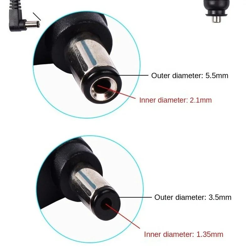 Allume-cigare de voiture avec prise 3.5mm, câble de 1/ 3 m, pour GPS, Radar, chien E, DC 12V 24V, DC2.1