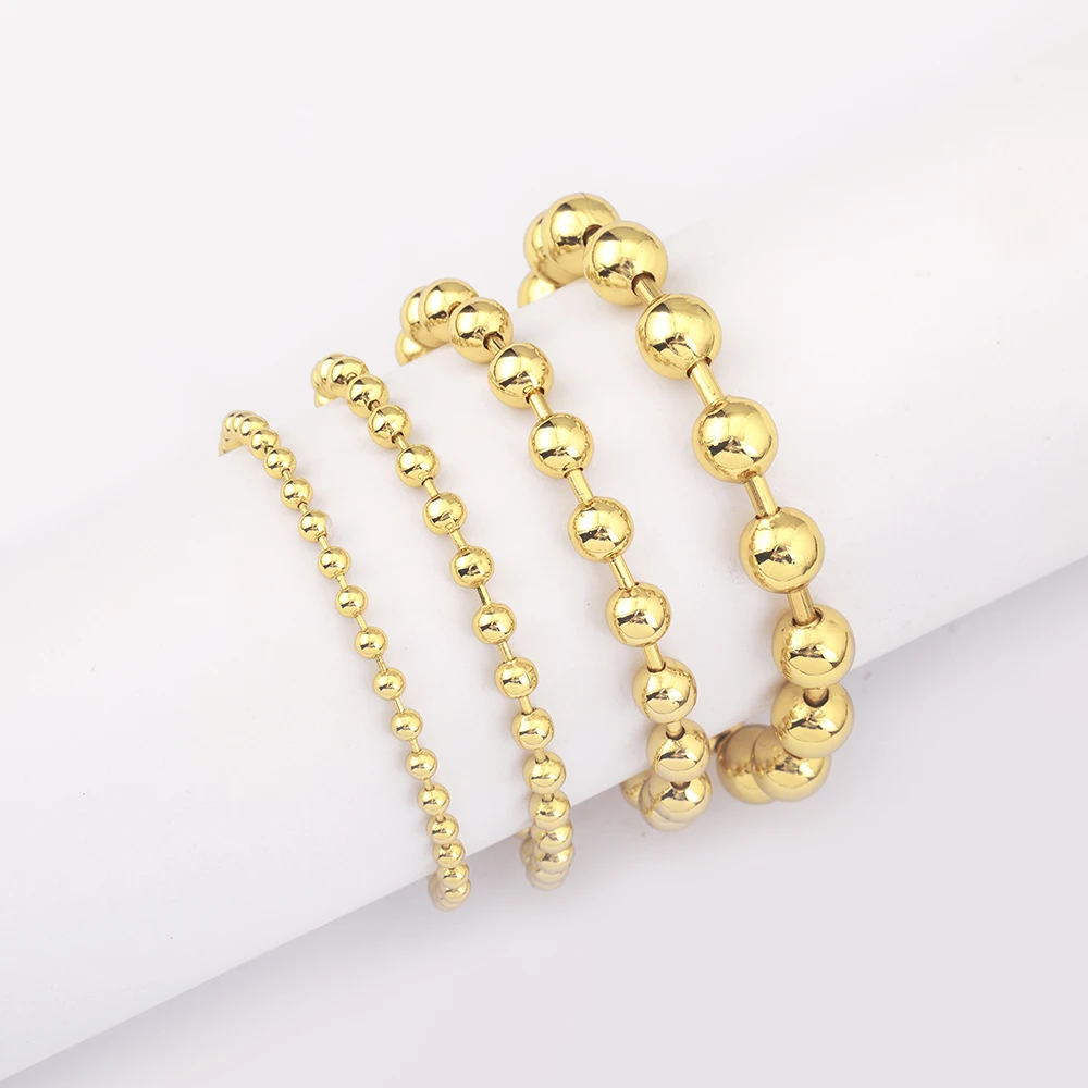 Nidin Hot Sale Original Design Round Beads Charm Bracelets Adjustable 4 Sizes For Women Fashion Versatile Jewelry Accessories image 6
