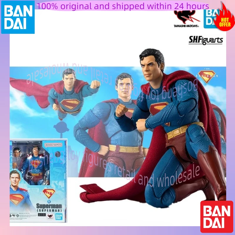 

Original Bandai S.H.Figuarts Shf Superman Clark Kent In Stock Anime Action Collection Figures Model Toys