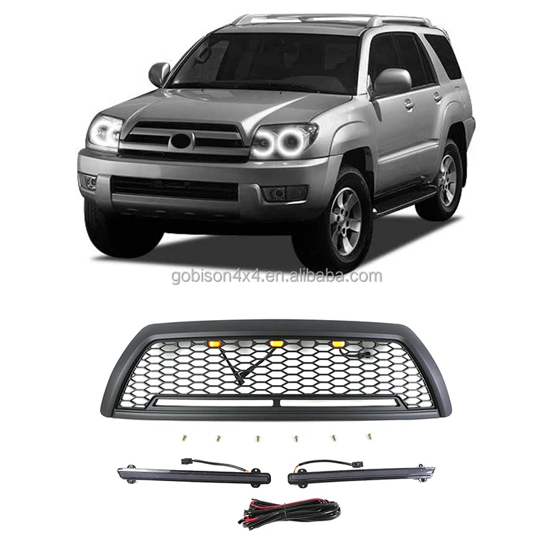 

Gobison High Quality 4x4 Off Road Auto Parts New Honeycomb Style Front Bumper Grille For Toyotas 4Runner 2006-2009 Grill