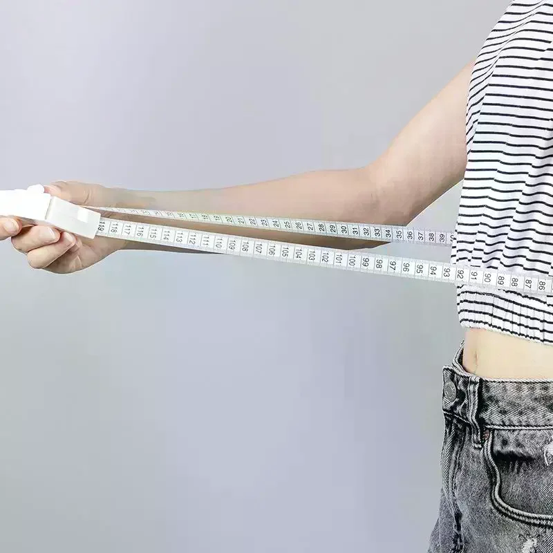 Automatic Telescopic Tape Measure Body Measuring Tape Sewing Ruler Tools Centimeter Tapes For Body Meter Measure White Tools