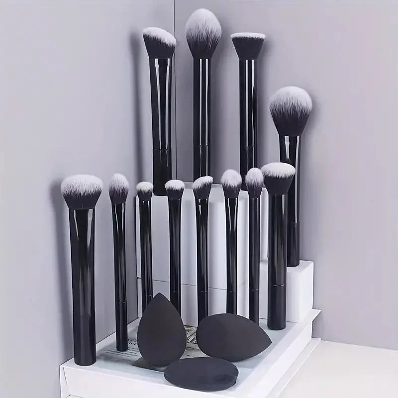 20 Teile/satz Erweiterte Professionelle Make-Up Pinsel Doppel Kopf Foundation Make-up Concealer Puder Rouge Lidschatten Pinsel