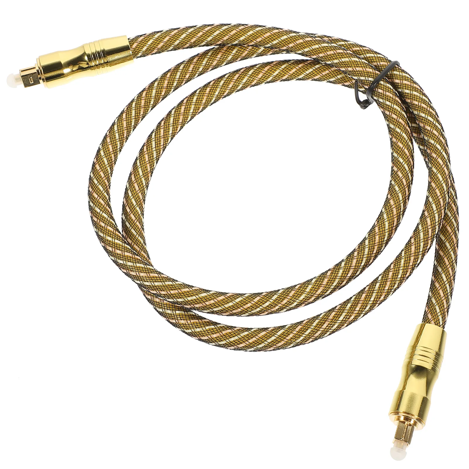 

Optical Audio Cable Square Head Fiber Male To Male Cord 1M Digital Audio Wire Woven Plated Connector High Flexibility