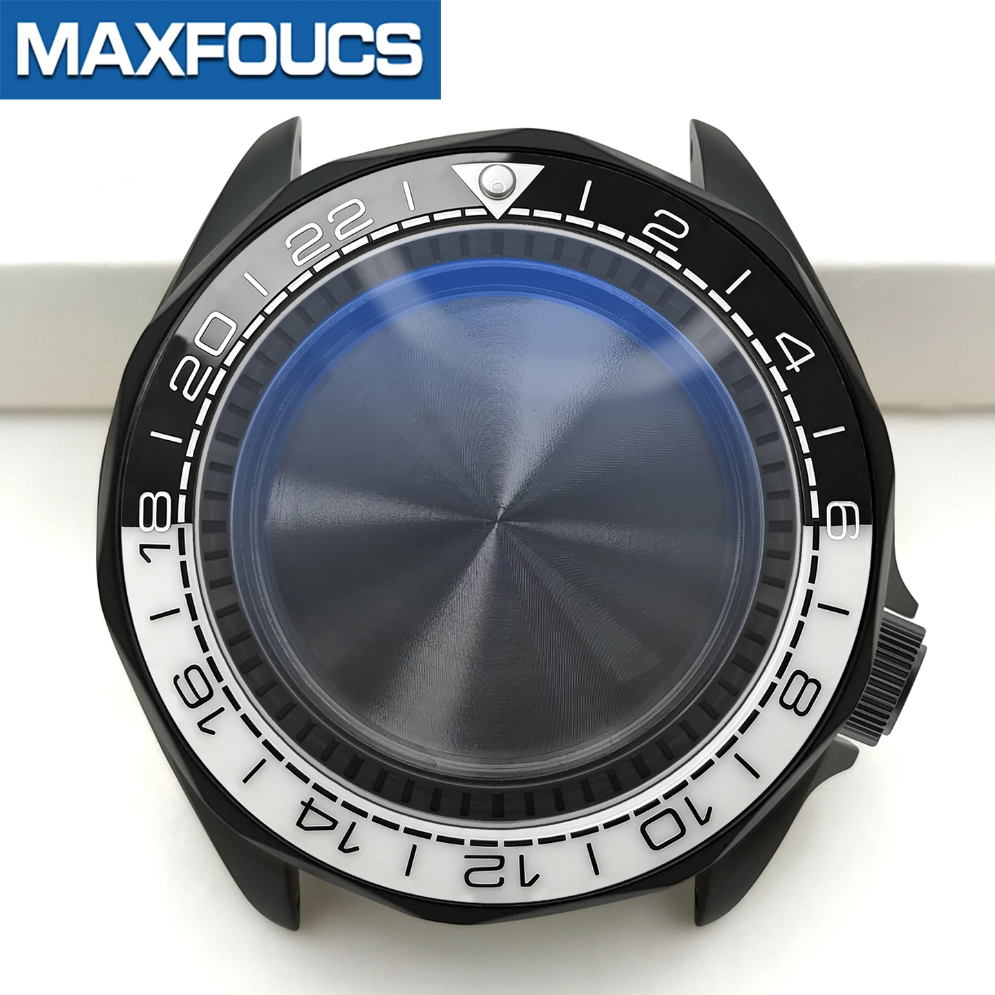 Sea/Master SKX 3.8 Uhrengehäuse-Set, schwarz matt, passend für NH35/NH36/NH34 MOD-Uhrengehäuse, Teile, Saphirkrone, individuelles Zubehör – Detail 19