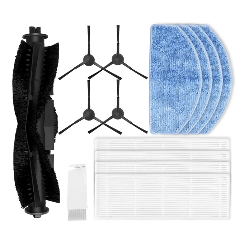 فرشاة دوارة فرشاة دوارة بلاستيكية لقطع غيار استبدال فراغ الروبوت Tikom G8000، G8000 Pro / Honiture G20