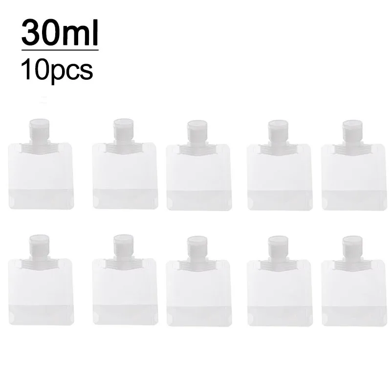 Neue 5 stücke 30 ml/50 ml/100 ml Nachfüllbare Reise Boote Leere Kosmetische Behälter Reise Flaschen Flüssigkeit kosmetische Lagerung Beutel FZP02