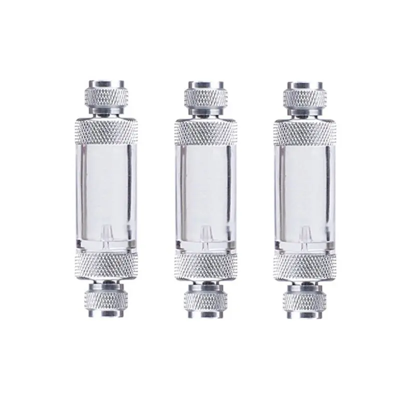 AFOURT-3PCS Aquarium CO2 Bubble Gauge Visual Bubble Recorder B