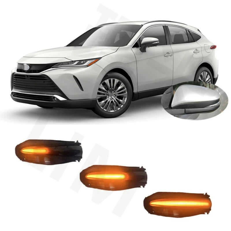 

for Toyota Venza II XU80 LE XLE Limited 2020 2021 2022 Sequential Indicator Dynamic LED Mirror Turn Light Signal