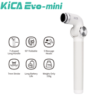 KiCA Evo Mini New Fascia Gun Portable Muscle Massage Gun 7kg 3200rpm with 4 Massage Heads 336g Only Aluminum Alloy