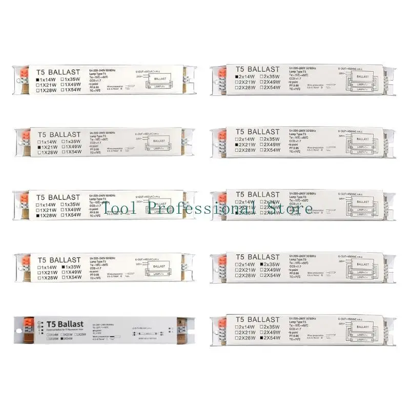 57QF High Efficiency Instant Start Quicktronic Electronic Ballast 220-240V Wide Voltage T5 Electronic Ballast Simple Operate