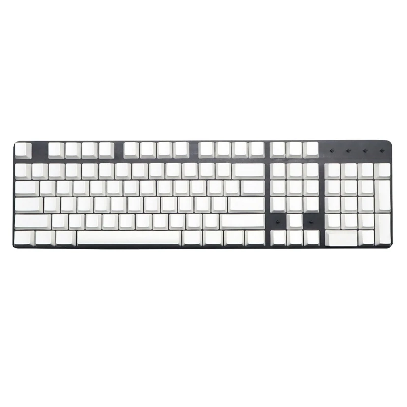 108 Key PBT Blank Keycaps Cherry OEM XDA No Letter White Keycap for Cherry MX Switches Mechanical Keyboard