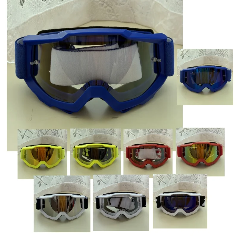 Wind‑Blocking Dirt Bike Motocross Eyewear Scratch Resistant Riding Goggles For ATV MTB Offroad