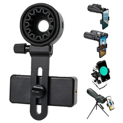 Newest Binocular Telescope Take Pictures Photos Special Accessory Monocular Mobile Phone Holder Cellphone Adapter Connector Clip