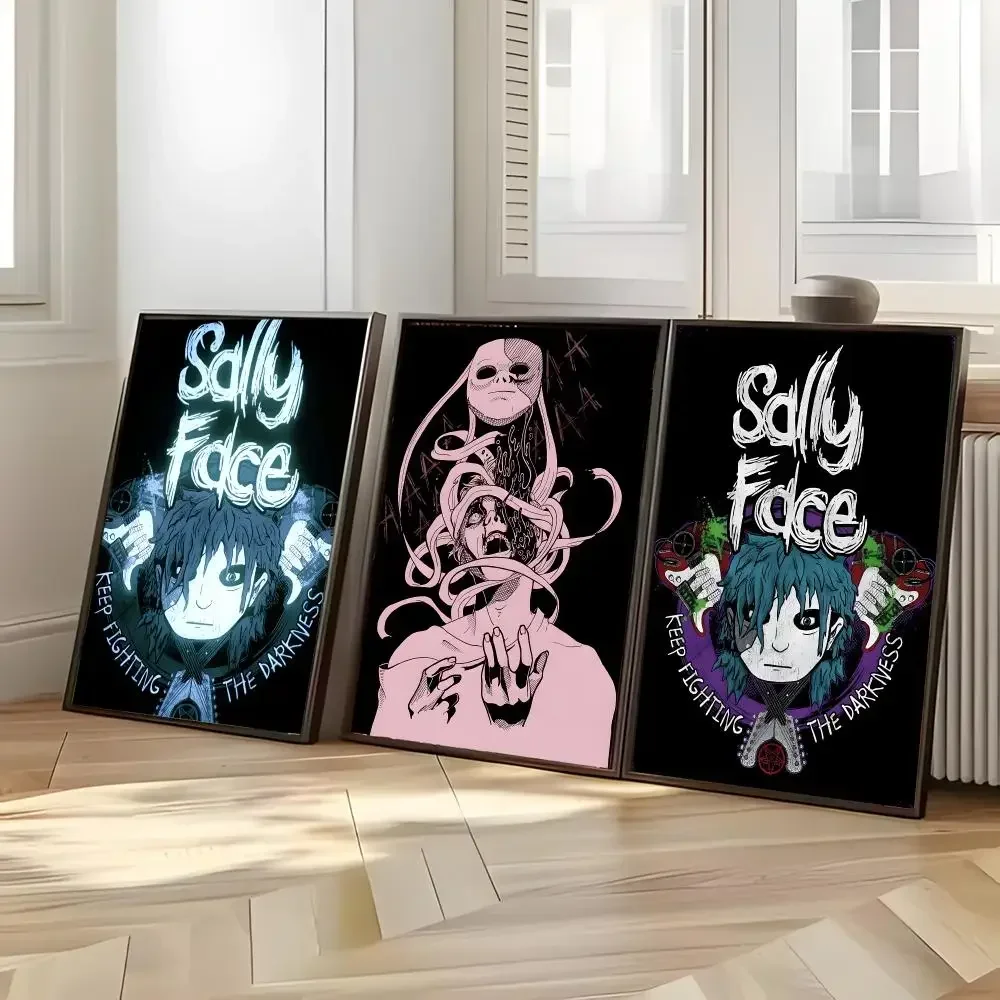 Art Horror Sally Face Poster Distinct Home Decor Concepts Chic Indoor Art Pieces