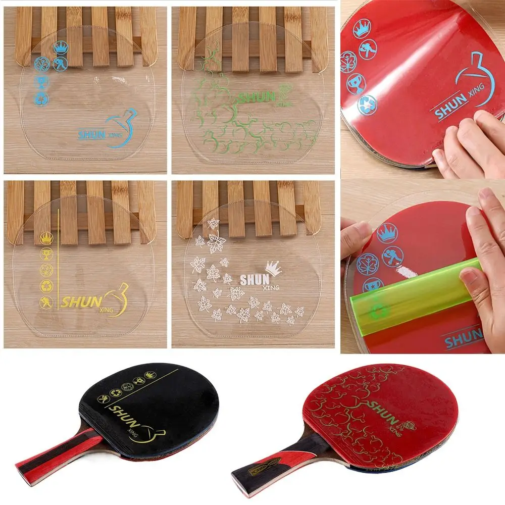 Transparent Ping Pong Racket Protective Film Sticky Dust Proof Table Tennis Paddle Maintenance Cover Self Adhesive Rubber