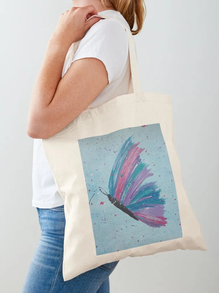 Butterfly 4 Tote Bag Shopper large size bags Canvas shopper bag women canvas