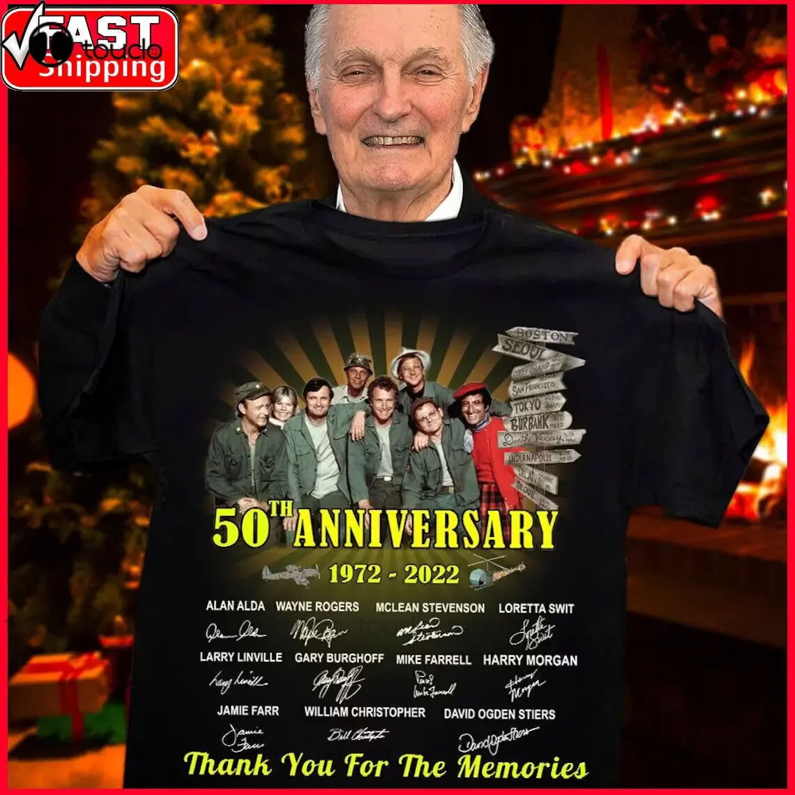 Mash- 50Th Anniversary 1972 2022 Thank You For The Memories Shirt Gift Men Women Commemorative Tee Shirt Xs-5Xl Tribute Shirts