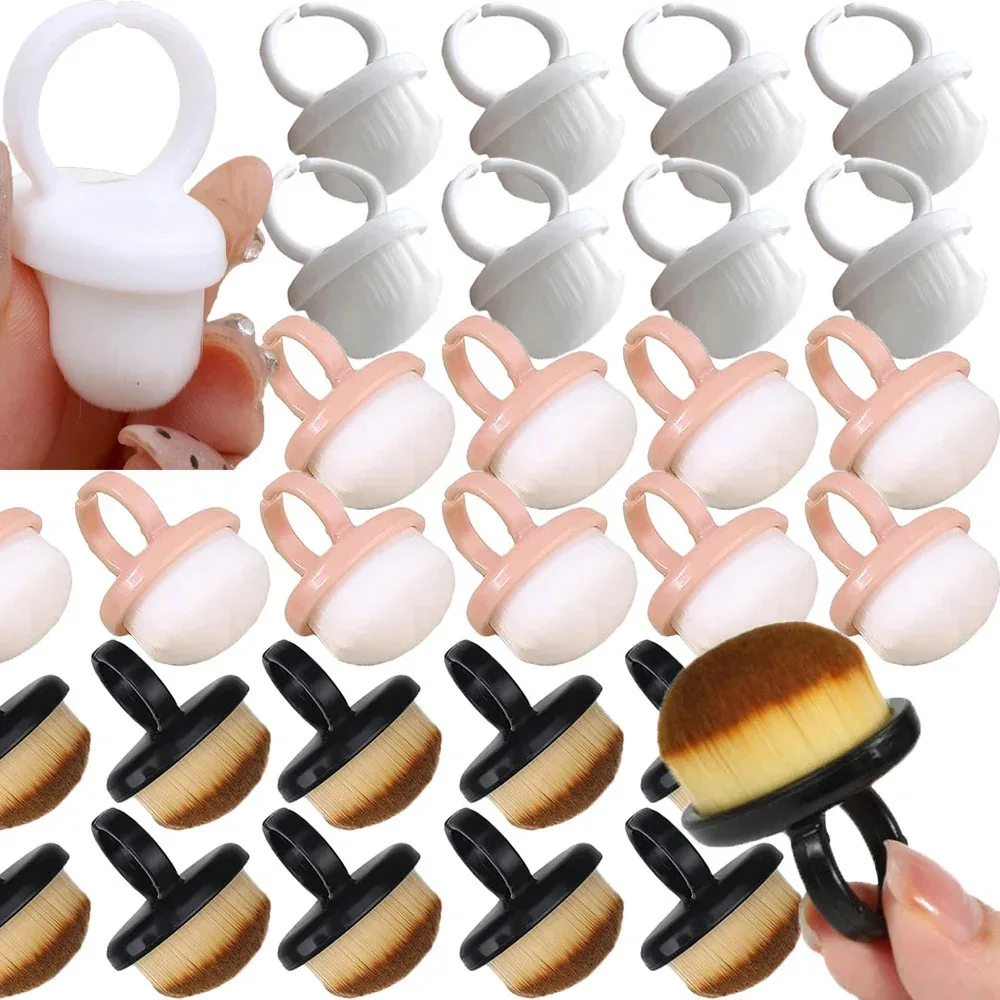 20/10 قطعة المهنية مسمار الغبار فرشاة رسومات أظافر فرشاة إزالة هلام البولندية مسحوق تنظيف أداة الجمال ماكياج مانيكير اكسسوارات #1