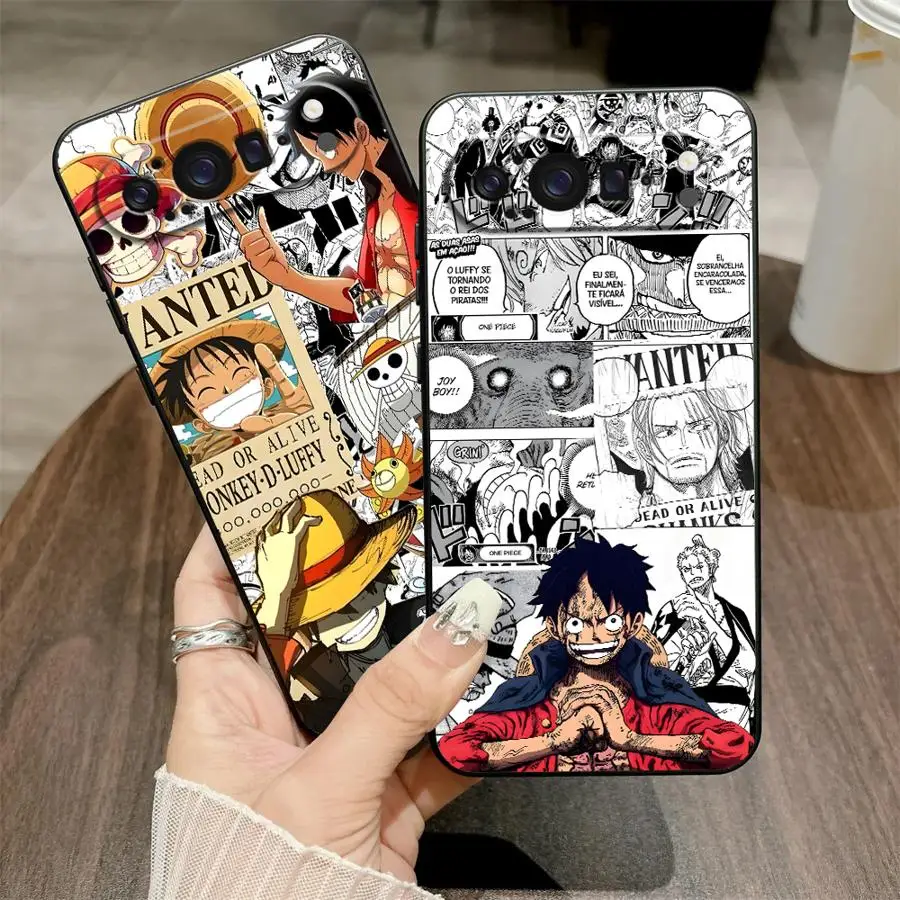 حافظة هاتف لهاتف جوجل بيكسل 7 برو 9a 7a 6 Pro 8 Pro 6a 9 Pro XL 8a غطاء ناعم قطعة واحدة كابتن لوفي