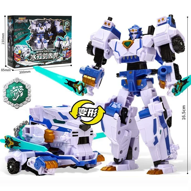 2026 MiniForce Dinoid Warrior  Transformation Robot Dinosaur Mol Mini Force Deformation Headbot