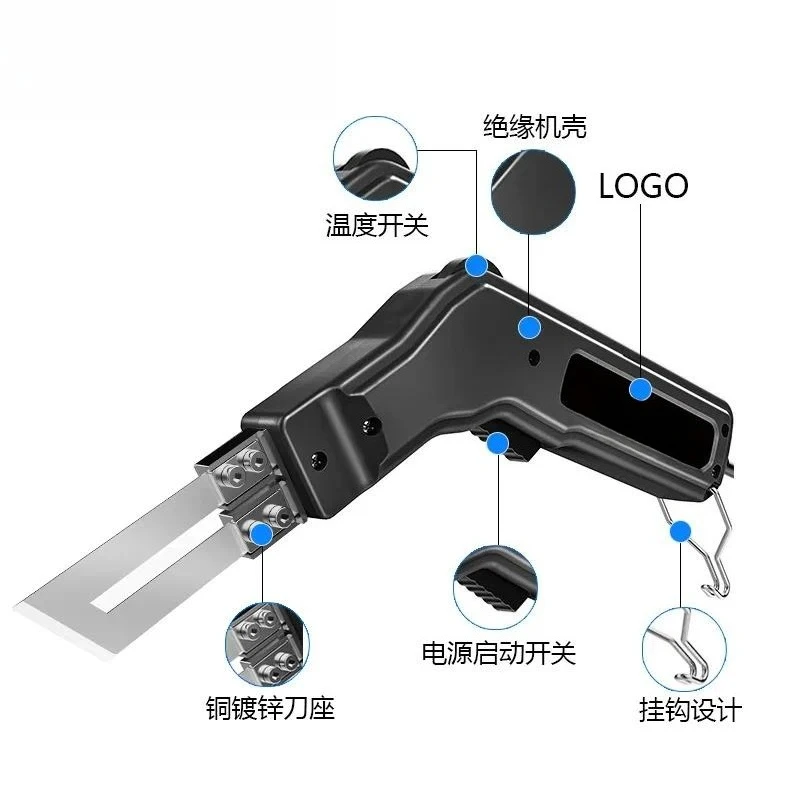 Electric Hot Melt Knife for Foam Cutting Pearl Cotton Plastic Extruded Board Sponge Cutter Tool Efficient Shaping Device