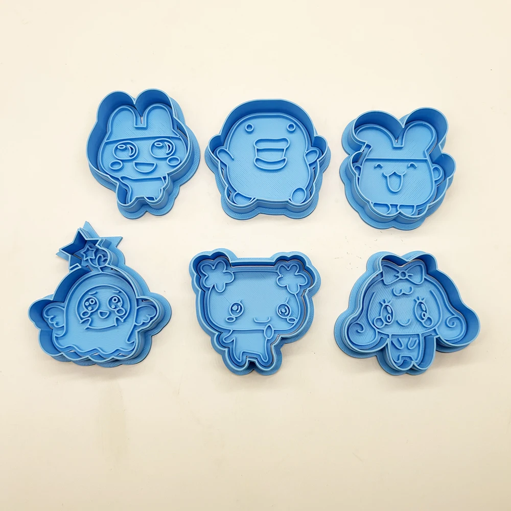 Tamagotchi Anime Mametchi Cookie Cutter Kawaii Mimitchi Biscuit Cutter Kuchipachi Cookie Mold Big Mouth Ji