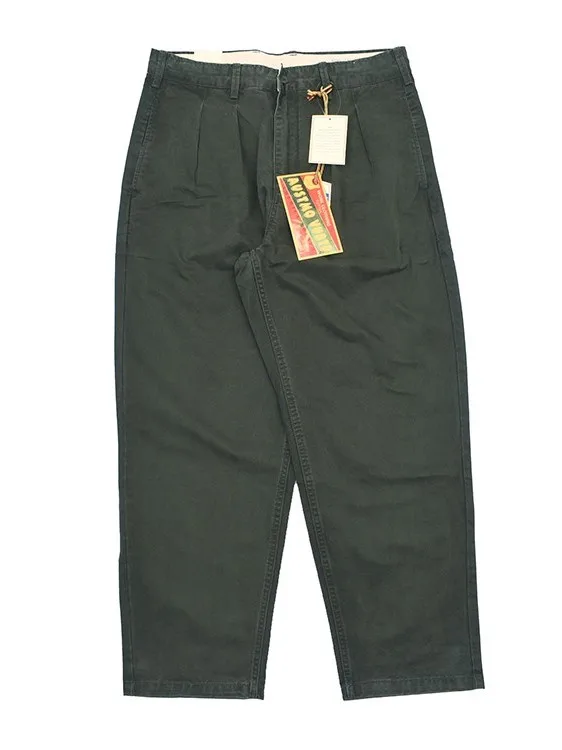 Retro American Loose Fit Straight Leg Casual Pants Men's Japanese Cityboy Workwear Spring Autumn Trendy Pure Cotton Trousers
