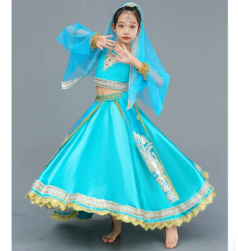 ملابس رقص هندية غريبة للأطفال - مراجعة Salwar Kameez Set وسعره