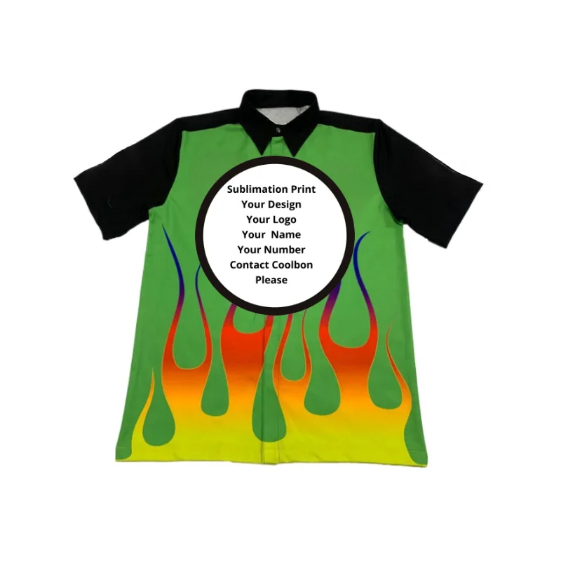 

Custom Sublimation Racing Pit Crew Shirts