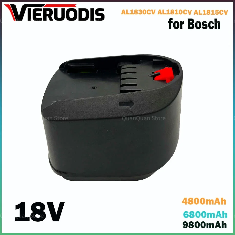 

For Bosch 18V 12.8Ah Li-ion Battery PBA PSB PSR PST Bosch Home & Garden Tools (only for Type C) AL1830CV AL1810CV AL1815CV