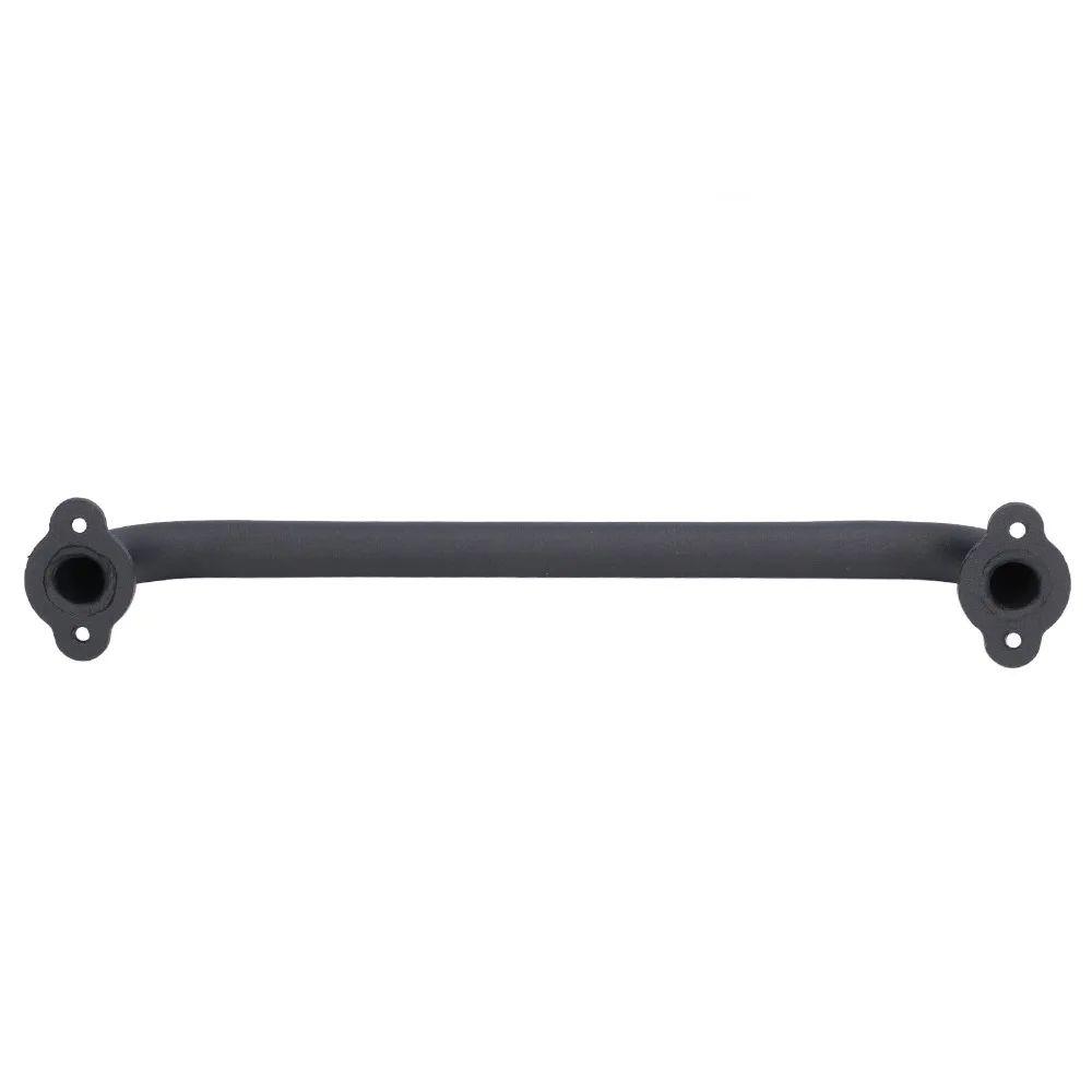 Durable Black Barn Door Handle Carbon Steel Wall Mount Cabinet Handle Grab Bar Cabinet Door