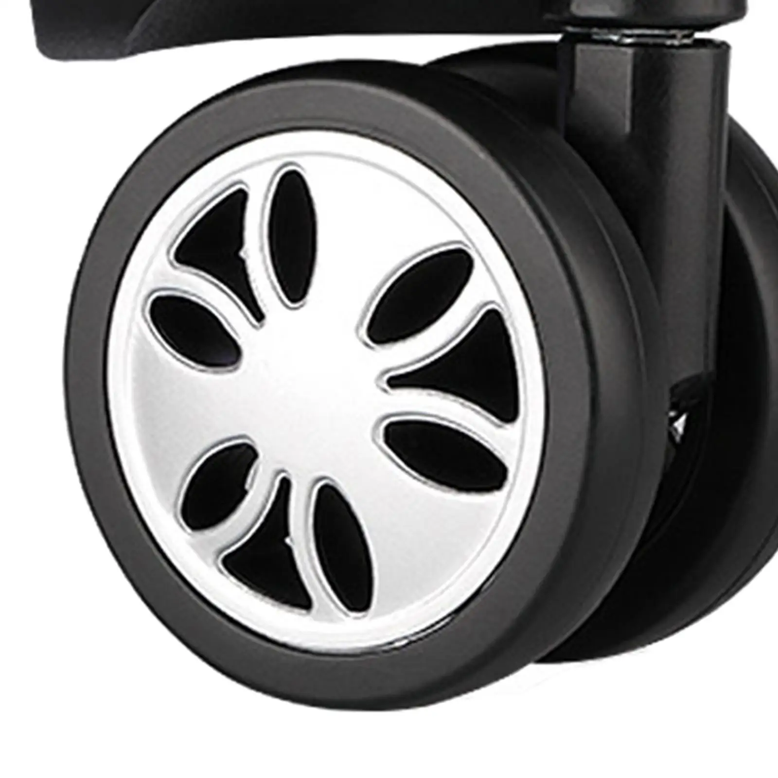 2x Suitcase Wheels Swivel Casters Luggage Accessories Quiet Flexible 360 Degree Rotation Luggage Wheels Replacement Suitcase