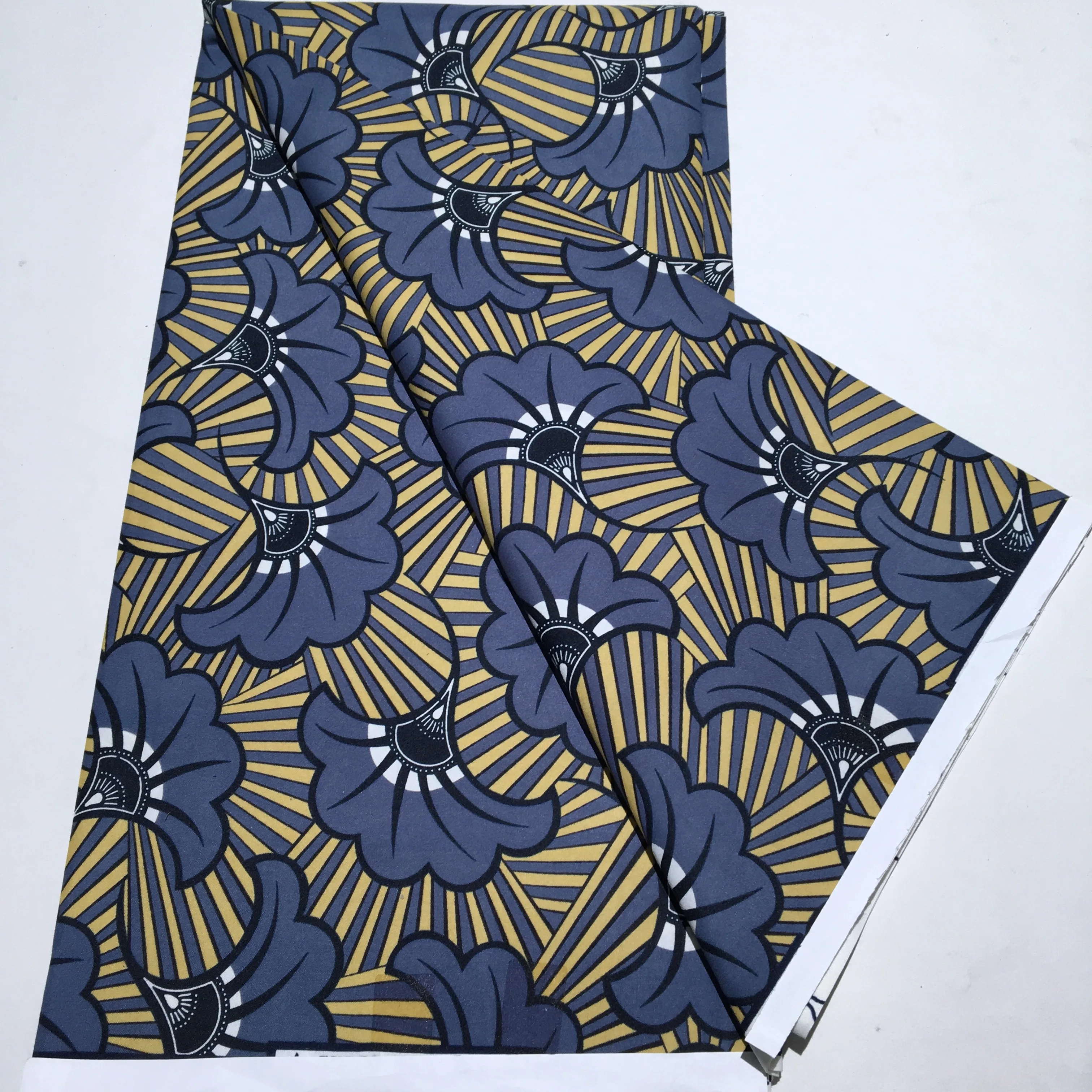 Nigerian Wax Fabric Newest Design Ankara African Wax Fabric DIY Print Polyester Material Tissu For Women Cloth Dresses Sewing