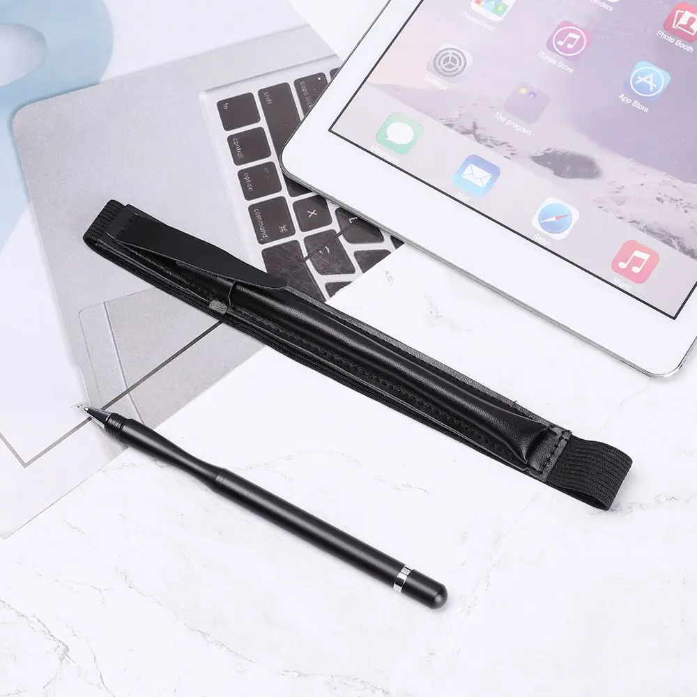 1pc New Dust Proof Non Slip Protective Touch Screen Pen Cover Tablet Pencil Holder Leather Case Sleeve Case
