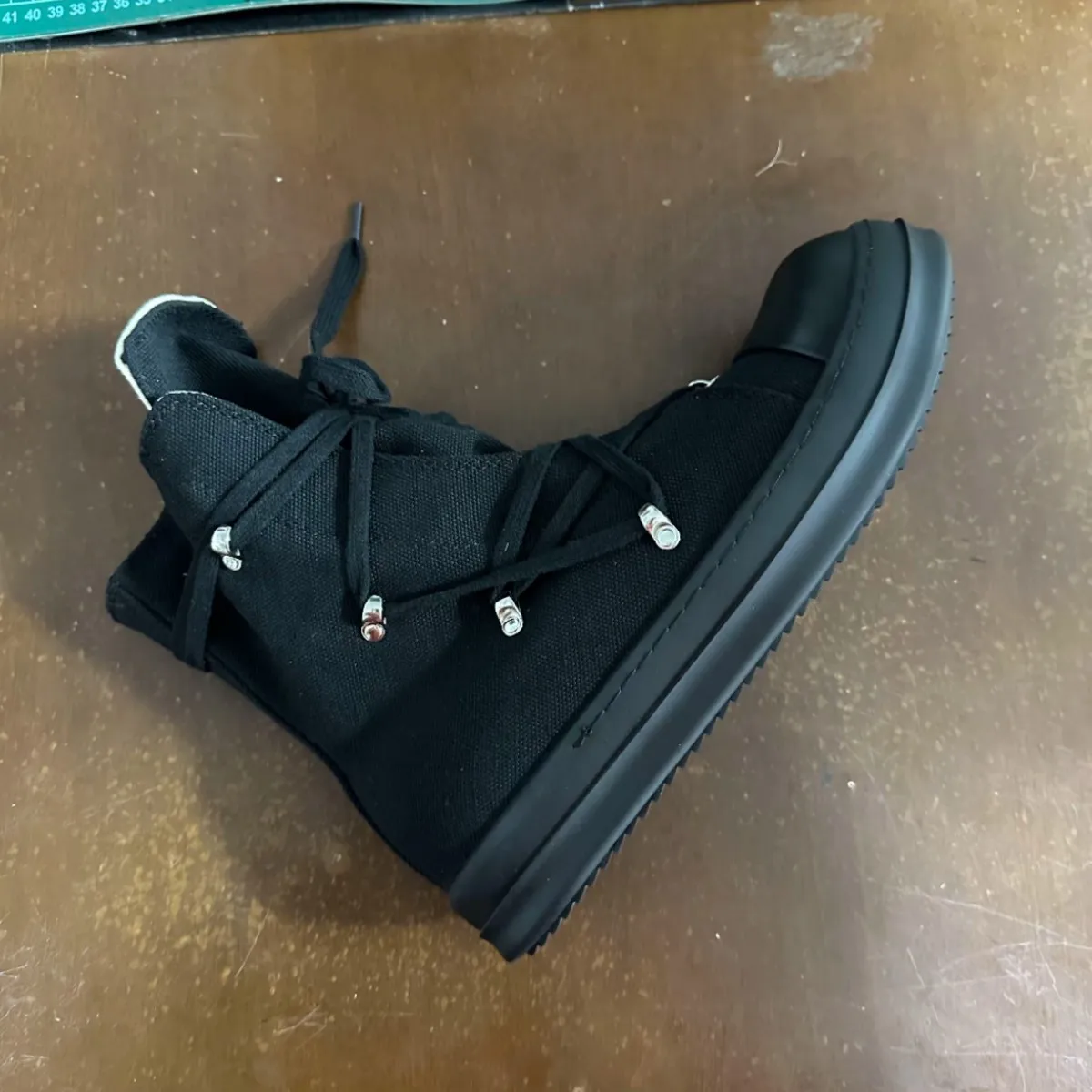 

Ro Designer Luxury Casual Shoes Men Boots Women Sneaker High Top Luxury Lace-up Zipper Black Canvas Classic Ankle Boot