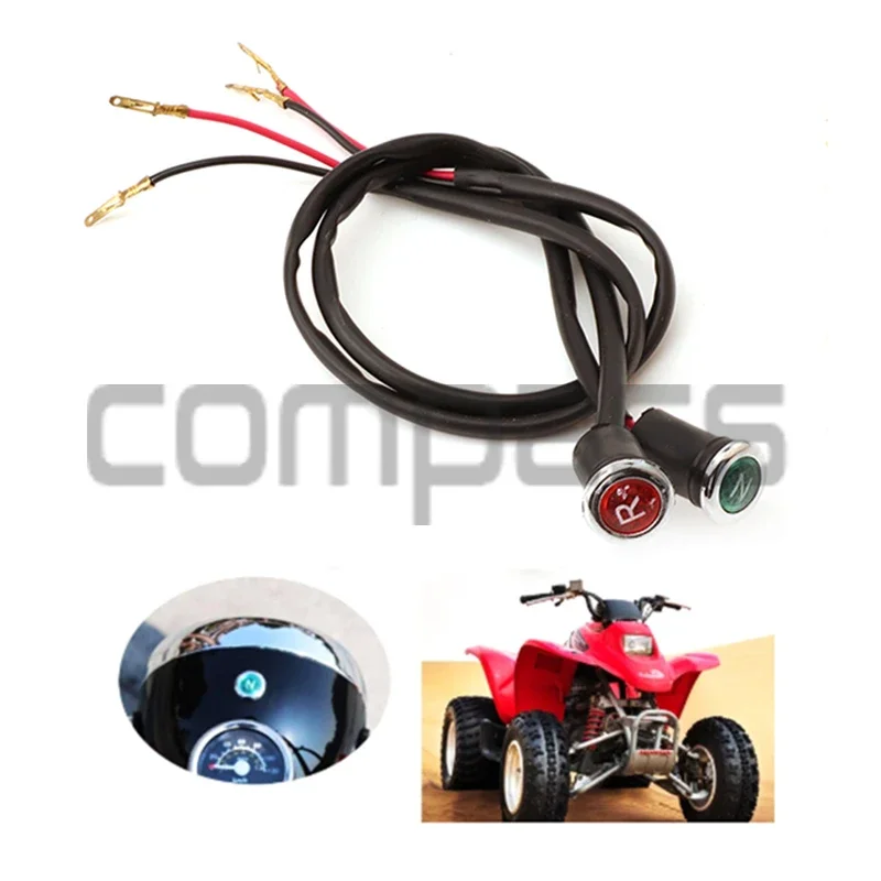 Motorcycle Accessories 46cm Neutral Reverse Light Gear N/R Indicator DC 12V Plastic for 50cc-250cc ATV  Chinese 4 Wheeler Quad