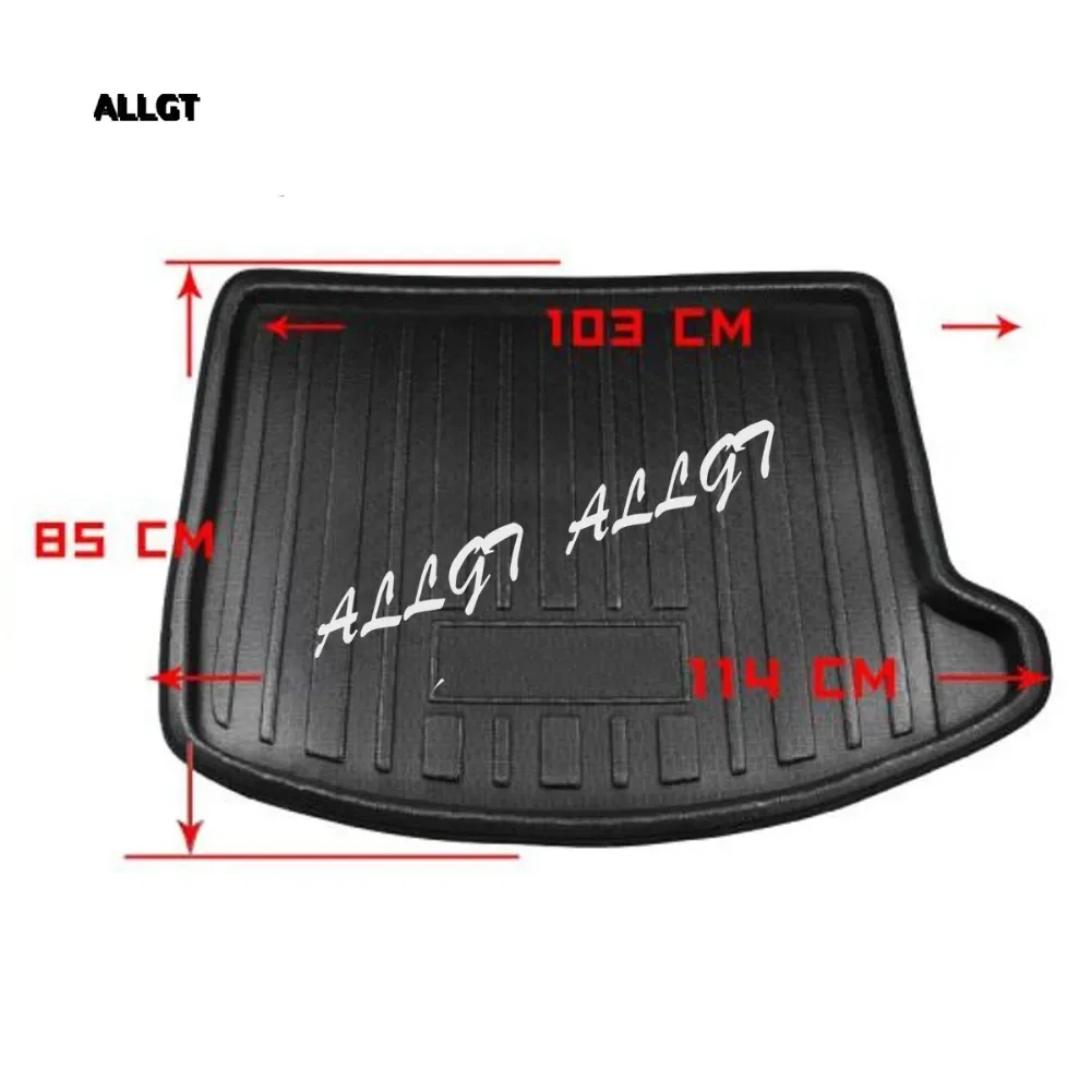 

Car Rear Trunk Cargo Liner Floor Mat for Ford Escape 2013 Black