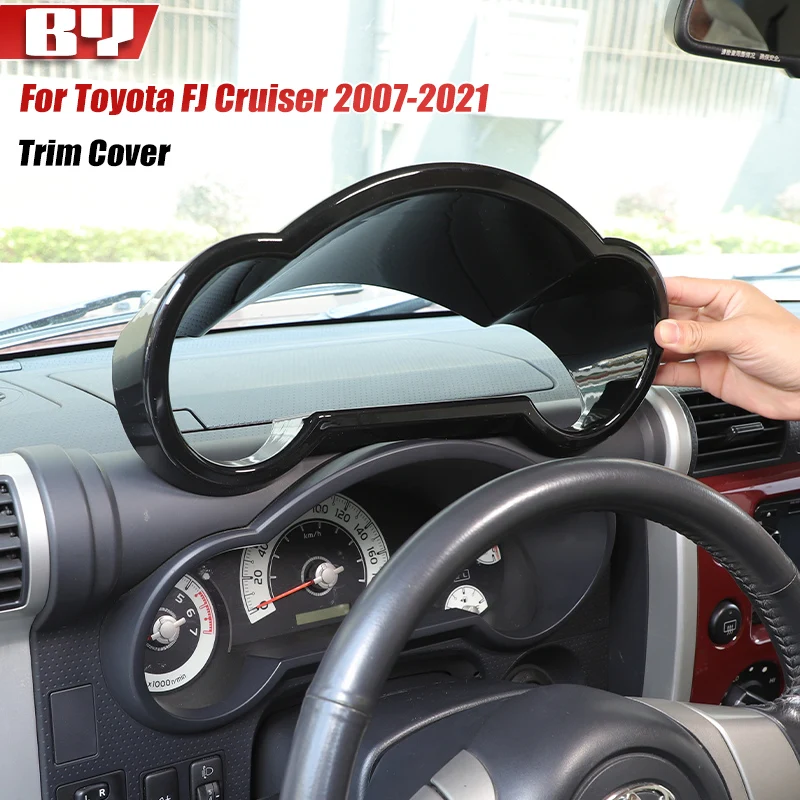 

Для Toyota FJ Cruiser 2007-2021 ABS карбоновая центральная консоль приборная панель дисплей Тахометр отделка крышка рамка Автомобильные аксессуары