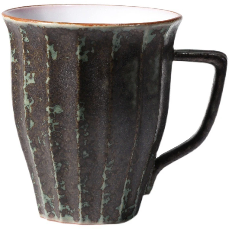 

Ceramic mug retro simple coarse pottery water cup coffee cup personalized teacup men's and women's home office cup