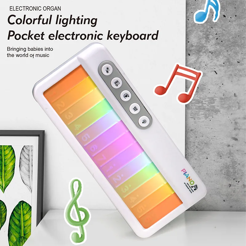 カラースクリーンタッチ電子ピアノミニポータブルおもちゃピアノ啓蒙音楽パズル早期教育子供ピアノ女の子のおもちゃ
